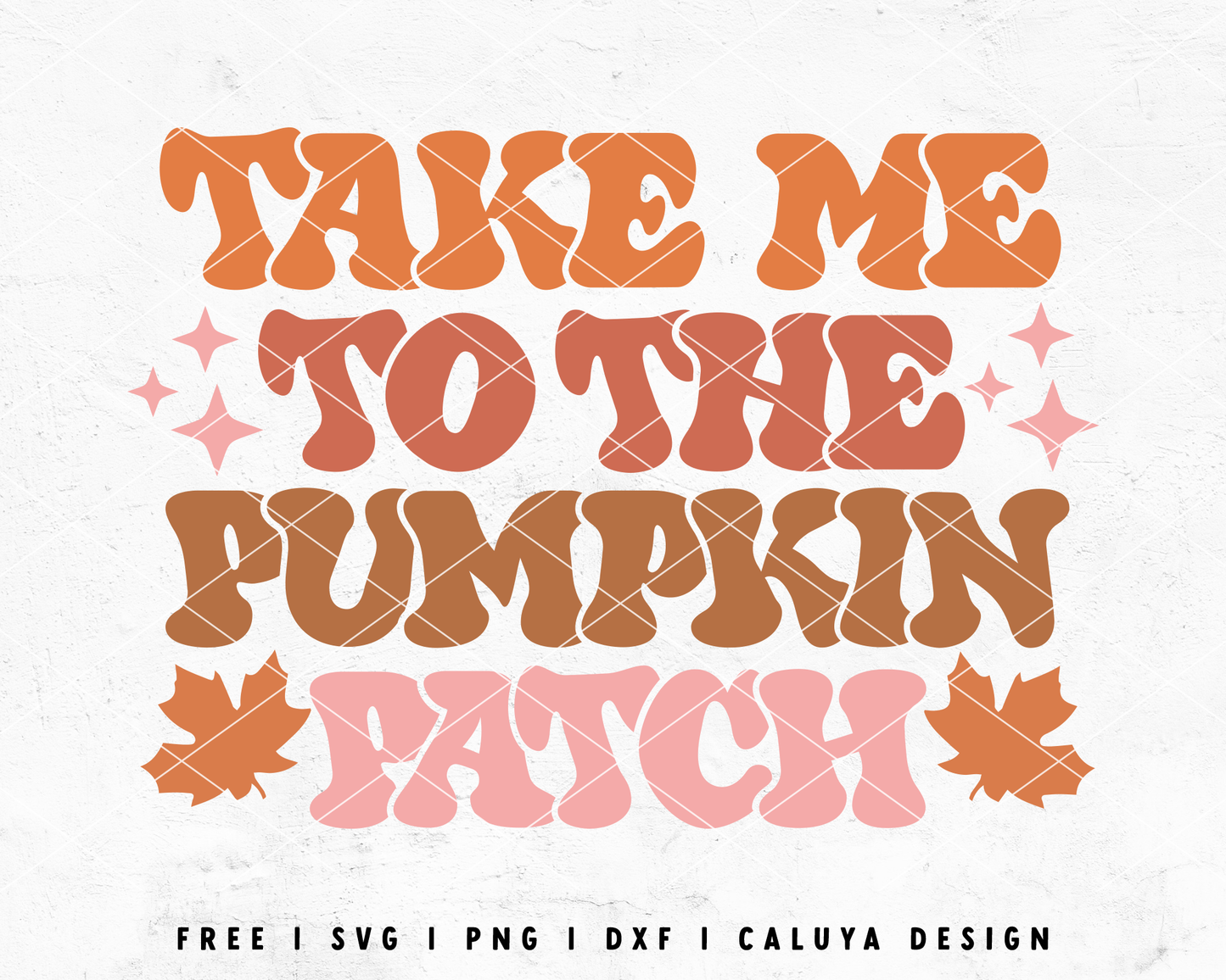 FREE Pumpkin Patch SVG | Retro Fall SVG