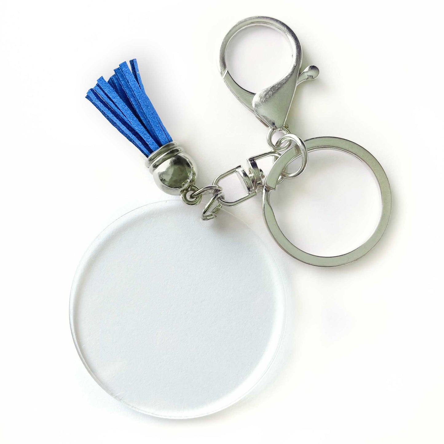 Silver Blank Keychain