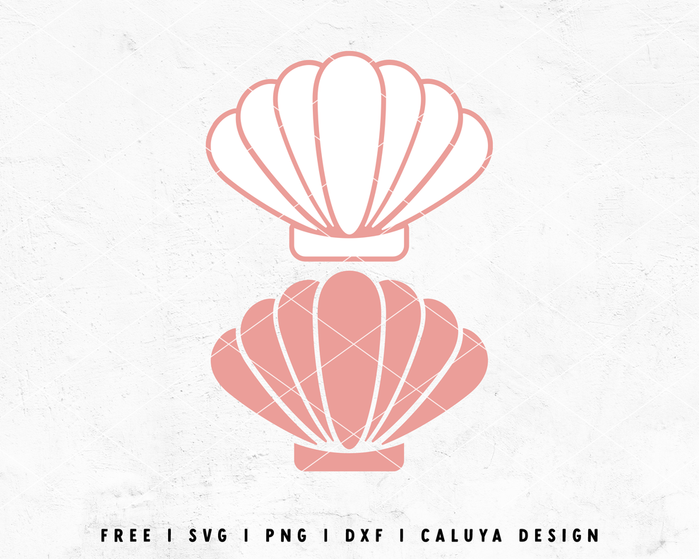 FREE Shell SVG | Beach SVG Cut File for Cricut, Cameo Silhouette ...