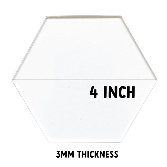 4 Inch Clear Acrylic