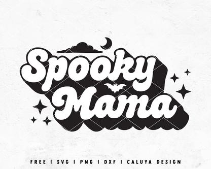 FREE Spooky Mama SVG | Retro Halloween SVG