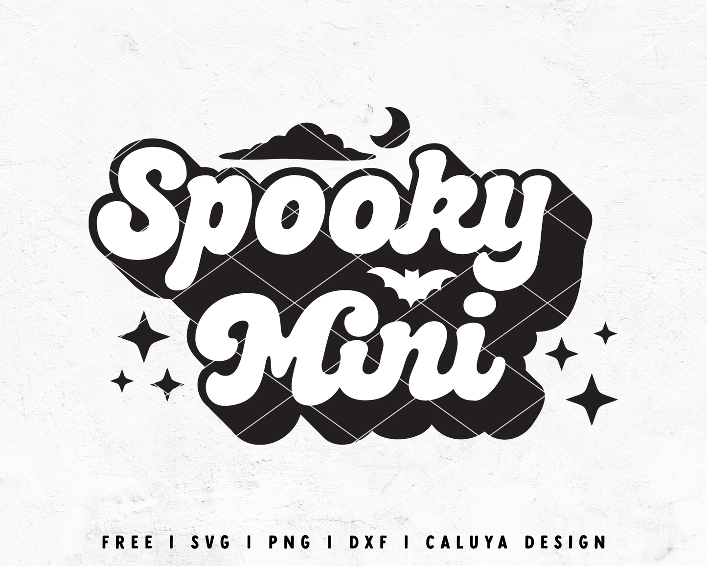 FREE Spooky Mini SVG | Retro Halloween SVG