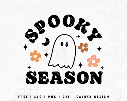 FREE Spooky Season SVG | Cute Ghost SVG
