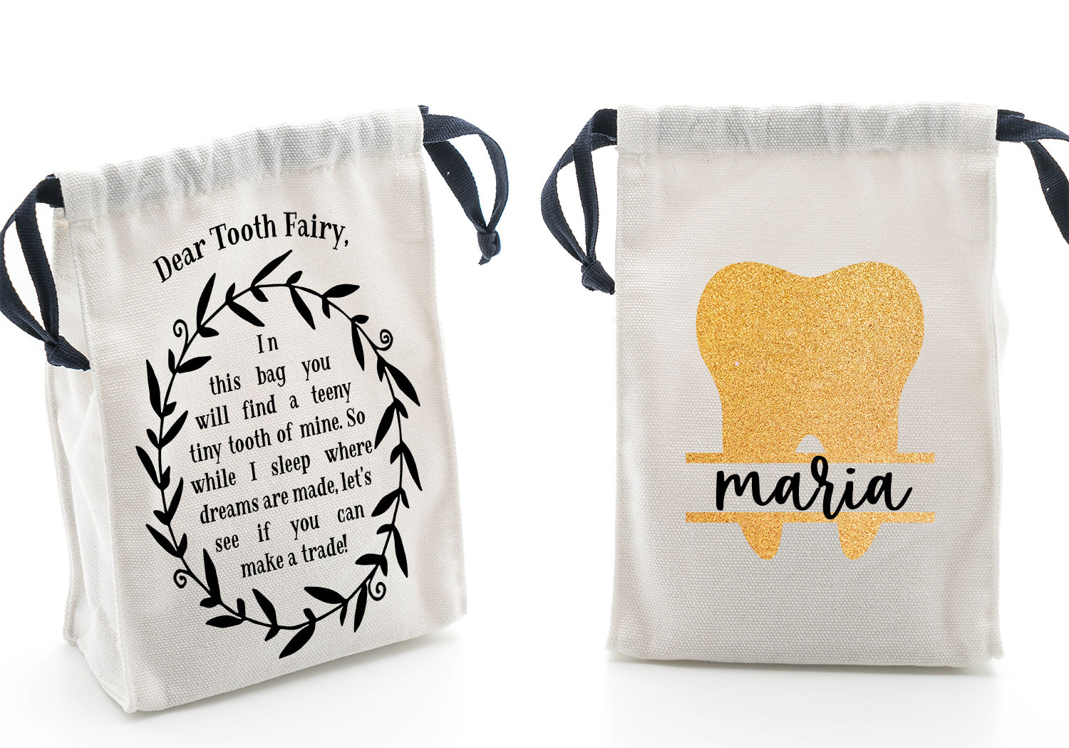 Tooth fairy personalised online bag