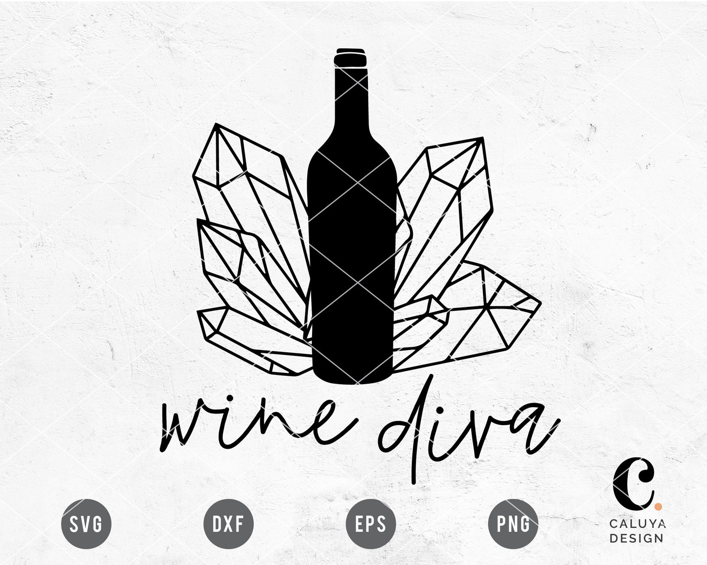 Wine Diva SVG