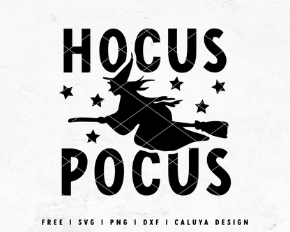 FREE Hocus Pocus SVG | Halloween Witch SVG