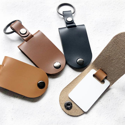 Sublimation Sustainable Leather Keychains