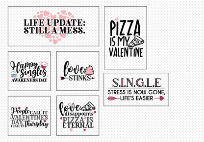 I Hate Valentine's Day SVG Bundle | 25 Pack