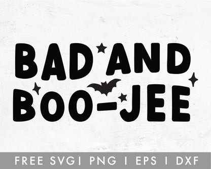 FREE Bad and BooJee SVG