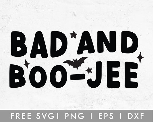 FREE Bad and BooJee SVG