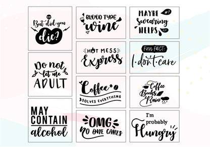 Silly & Sassy Quote SVG Bundle | 20 Pack
