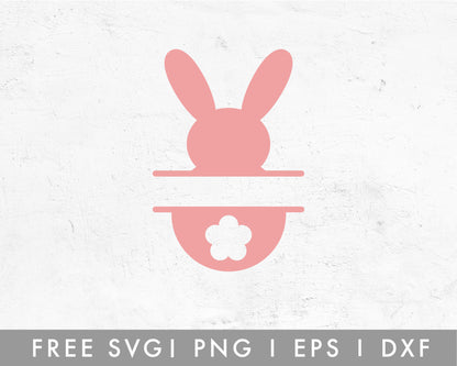 FREE Bunny Monogram SVG
