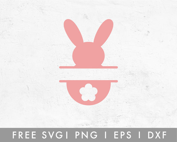 FREE Bunny Monogram SVG For Cricut, Cameo Silhouette – Caluya Design