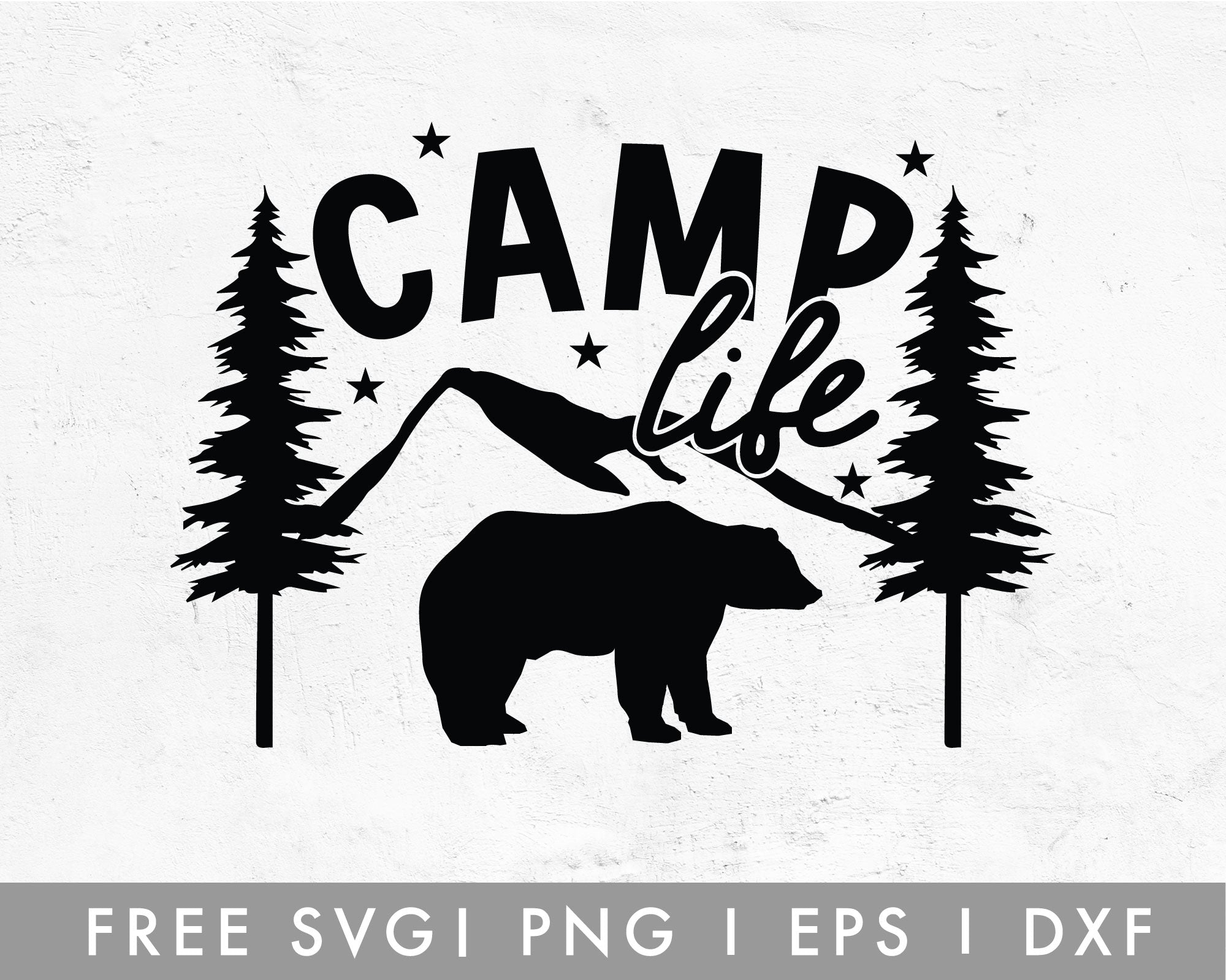 FREE Camping SVG | Camp Life SVG Cut File for Cricut, Cameo Silhouette ...