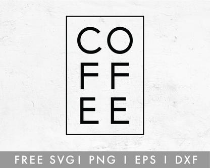 FREE Coffee Modern SVG