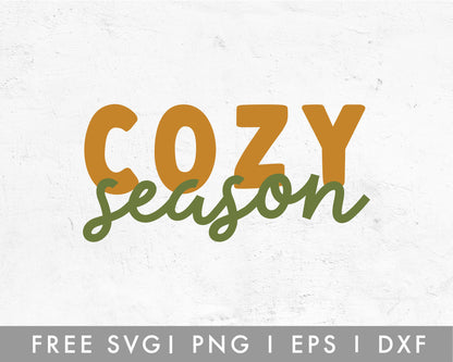 FREE Cozy Season SVG