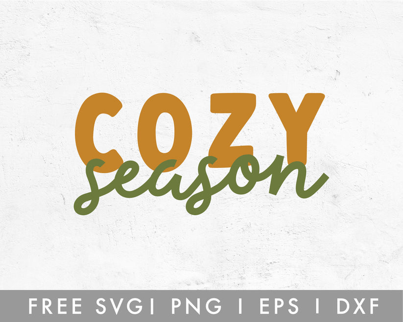 FREE Cozy Season SVG For Cricut, Cameo Silhouette – Caluya Design