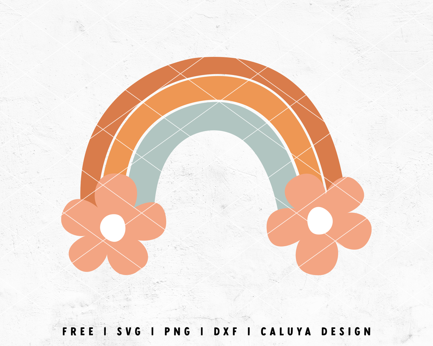 FREE Rainbow SVG | Daidy Rainbow SVG