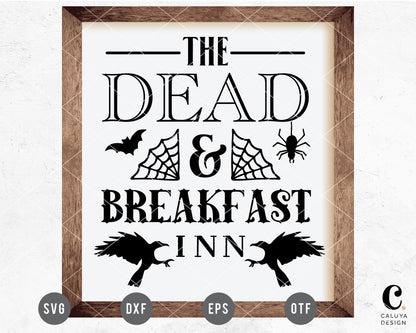 The Dead & Breakfast Inn Sign SVG