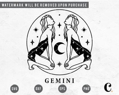 Gemini Goddess SVG