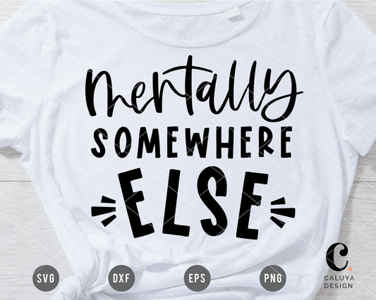 Mentally Somewhere Else SVG