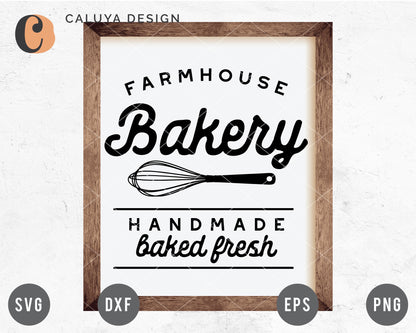 Bakery Sign Farmhouse Style SVG