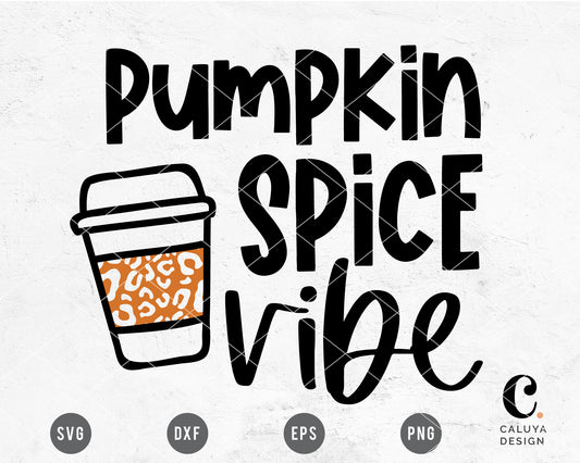 Pumpkin Spice Vibe SVG