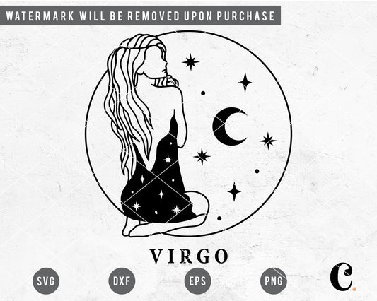 Virgo Goddess SVG