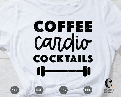 Coffee Cardio Cocktails SVG