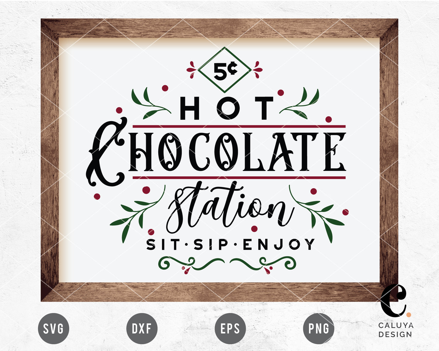 Hot Chocolate Sign Making SVG