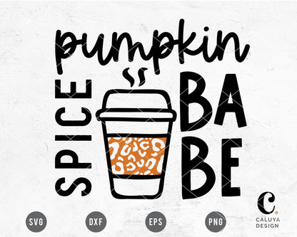 Pumpkin Spice Babe SVG