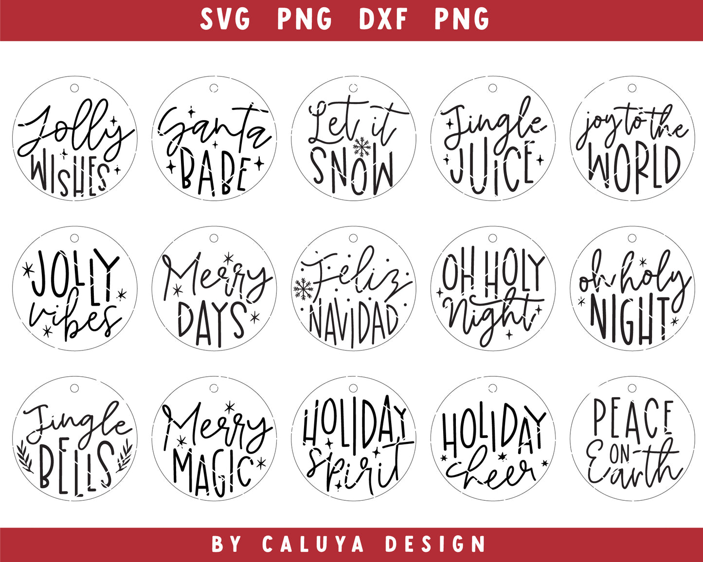 Christmas Ornament Making SVG Bundle