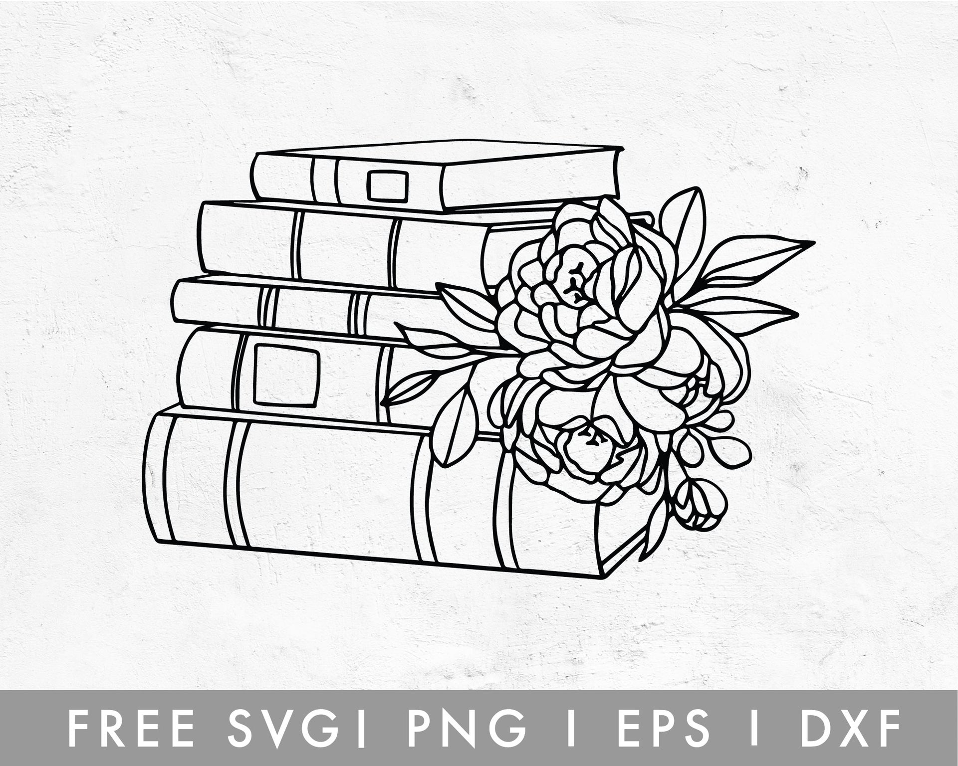 Love Floral Rose Svg Files for Cricut Designs Silhouette 