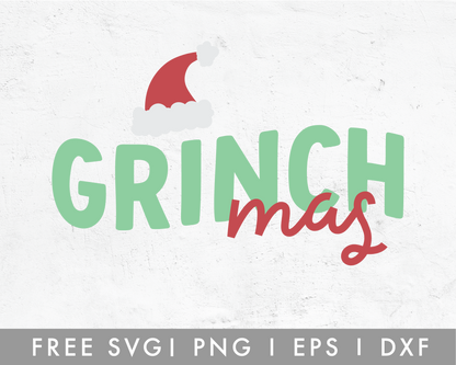 FREE Grinch Mas SVG