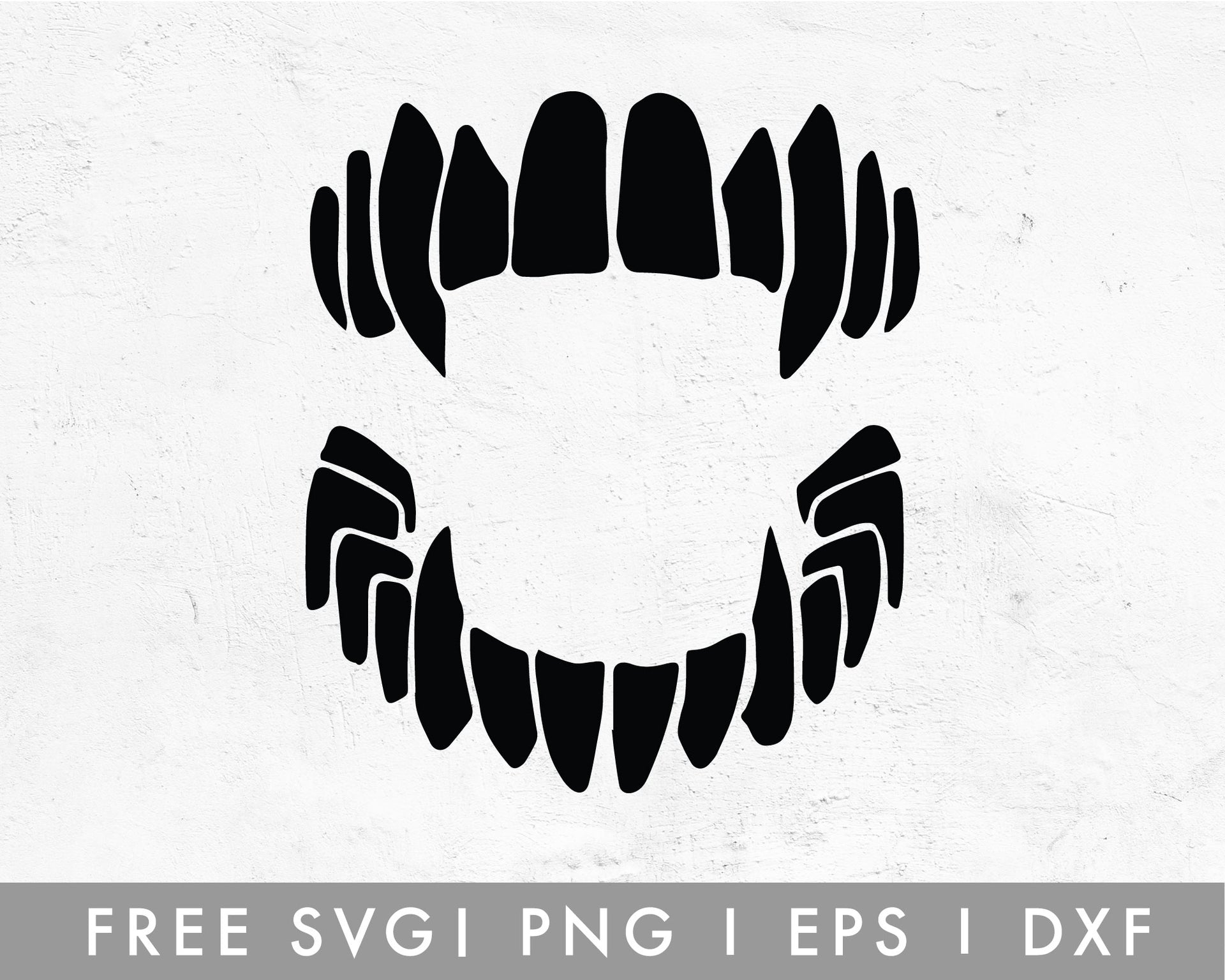 Vampire Fangs Silhouette