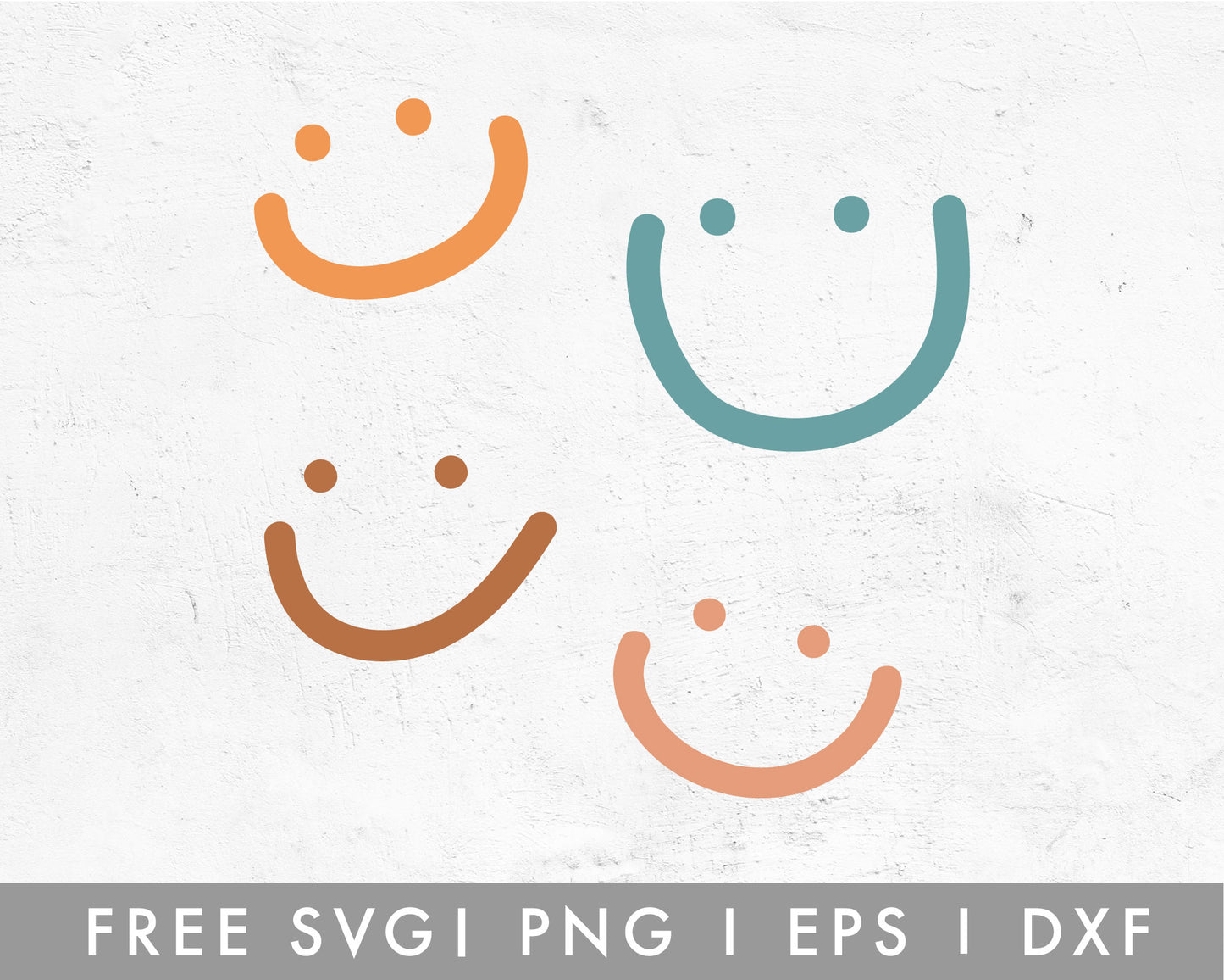 FREE Hand Drawn Smiley Faces SVG