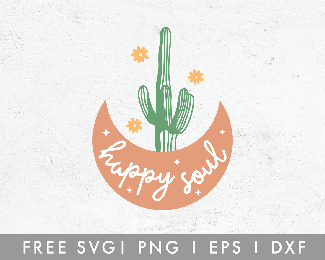 Free Happy Soul Svg For Cricut Cameo Silhouette Caluya Design 2273