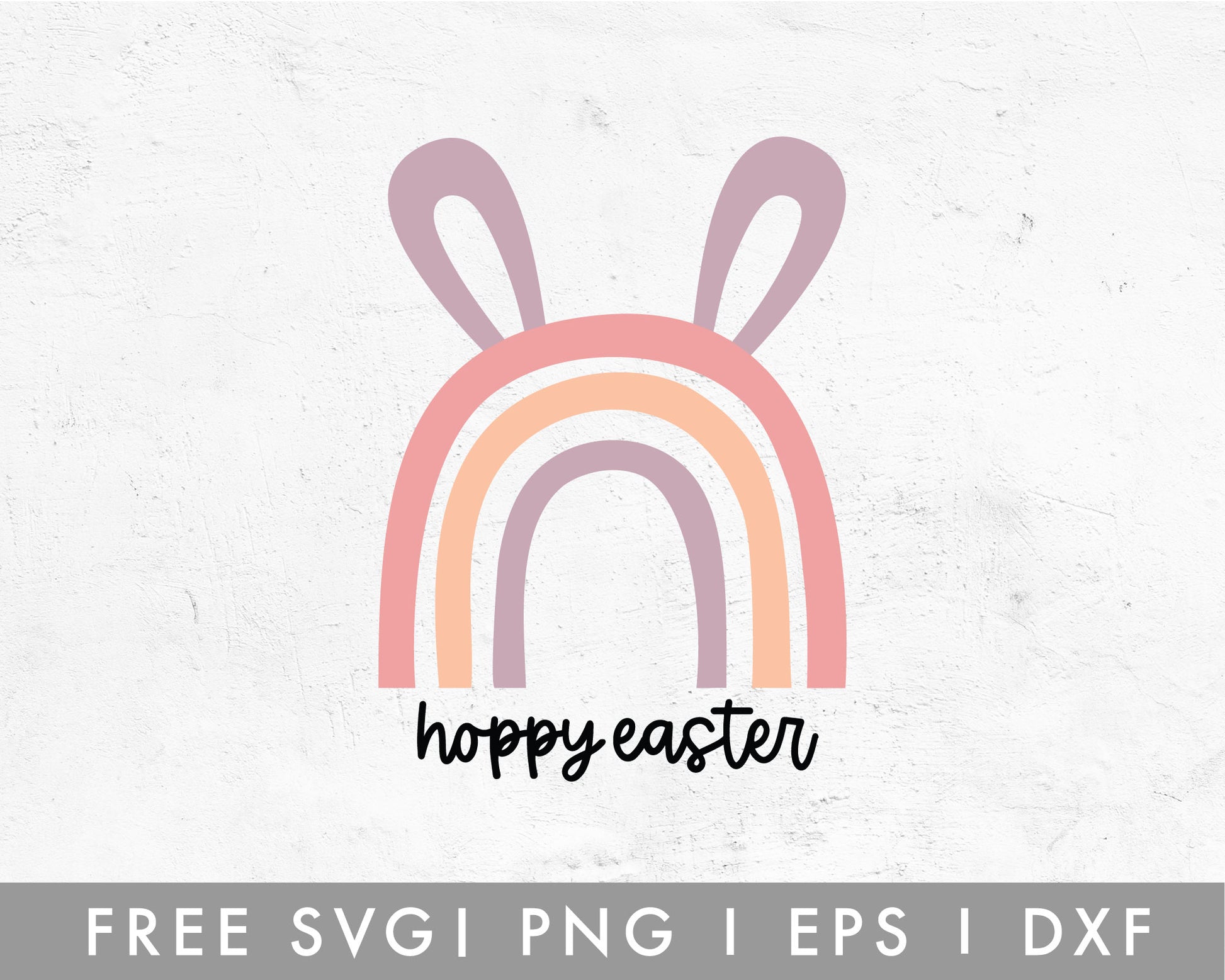 FREE Hoppy Easter SVG Cut File for Cricut, Cameo Silhouette | Free SVG Cut File