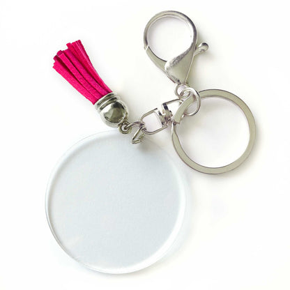 Silver Blank Keychain For Craft & DIY Project – Caluya Design
