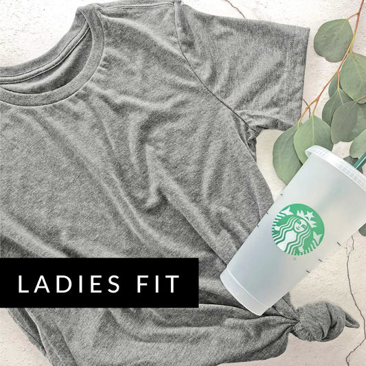 Ladies Tag-Less Tee Stone