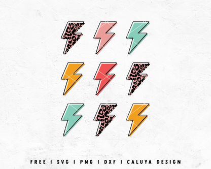 FREE Lightning Bolt SVG | Pop Culture SVG