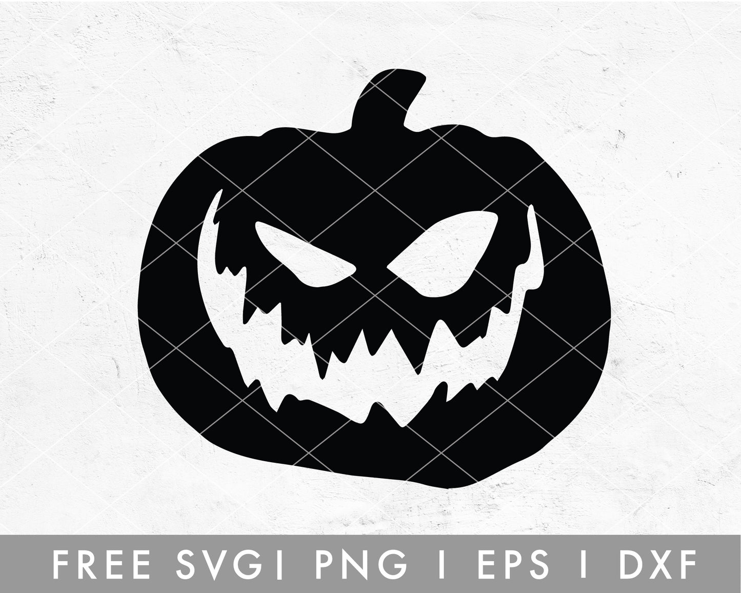FREE Halloween Scary Pumpkin SVG