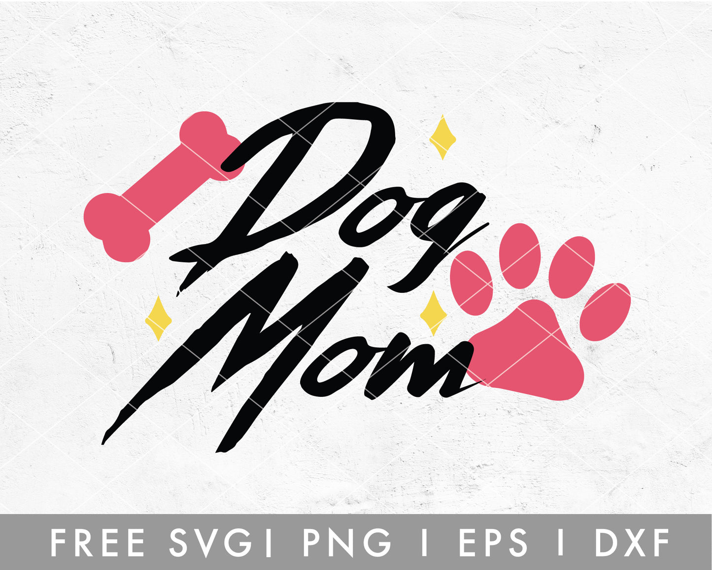 FREE Dog Mom Retro SVG