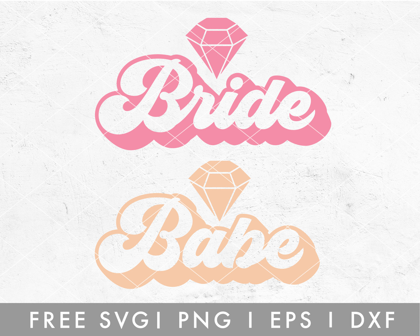 FREE Bride and Babe Retro SVG