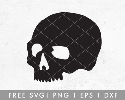 FREE Skull Head SVG