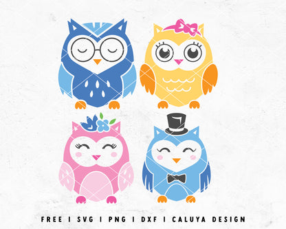 FREE Owl SVG | Forest Animal SVG Cut File for Cricut, Cameo Silhouette | Free SVG Cut File
