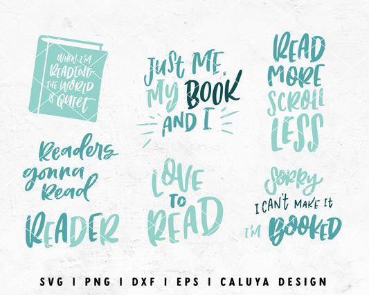 FREE Book Reader SVG | Book Warm SVG Cut File for Cricut, Cameo Silhouette | Free SVG Cut File