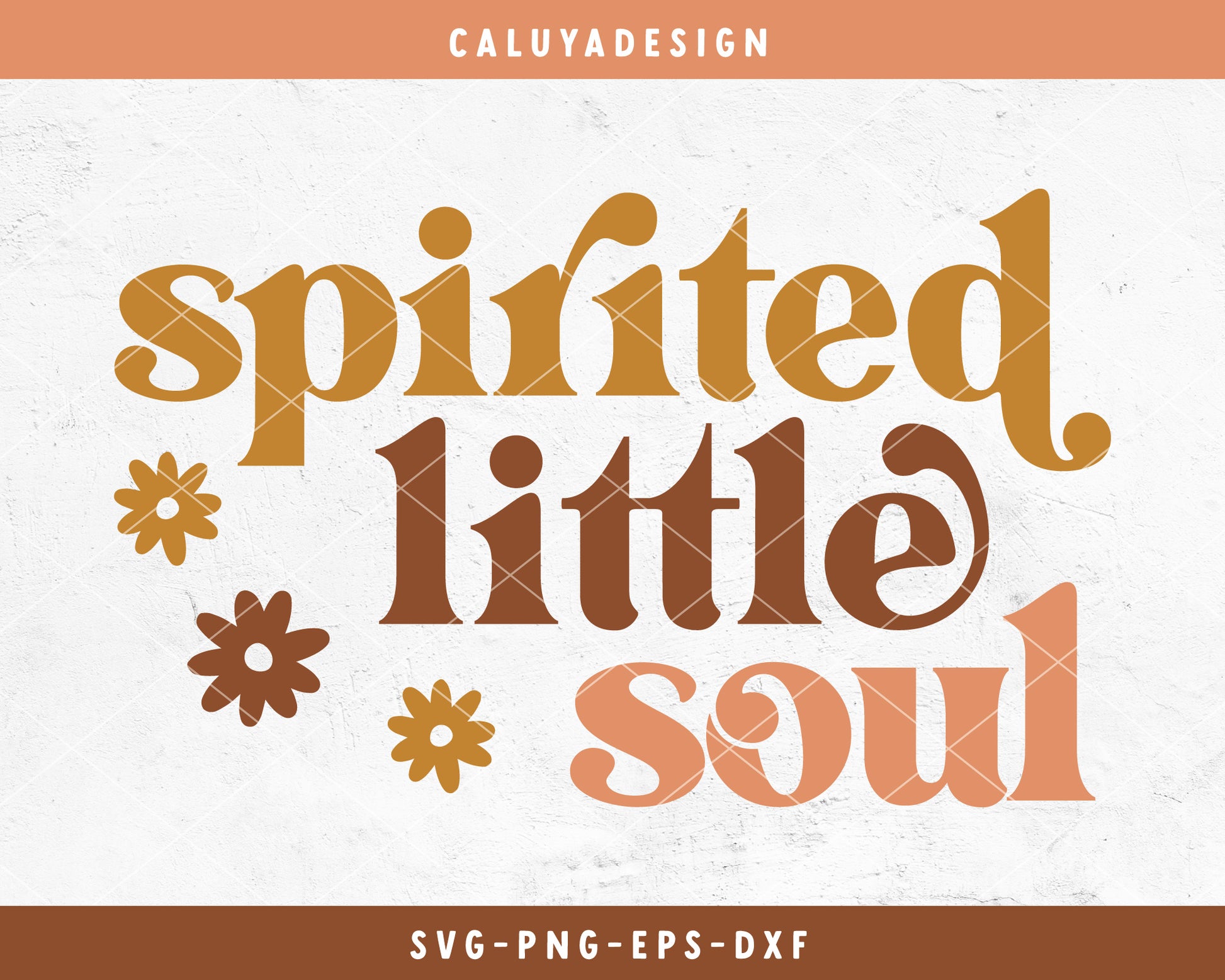 Spirited Little Soul SVG Cut File for Cricut, Cameo Silhouette | Boho Baby SVG
