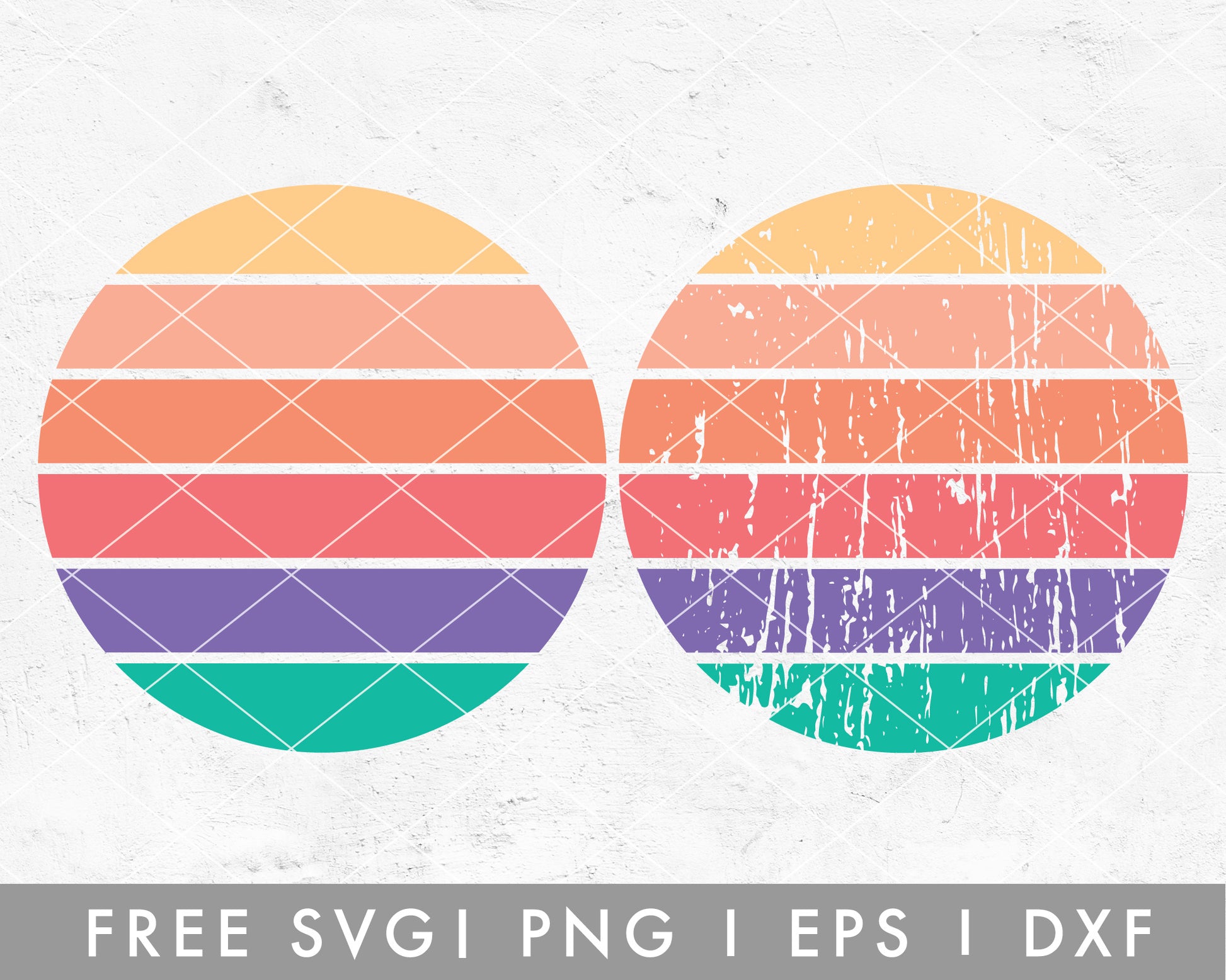 FREE Rainbow SVG | Circle Rainbow Cut File for Cricut, Cameo Silhouette | Free SVG Cut File
