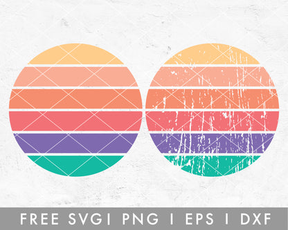 FREE Rainbow SVG | Circle Rainbow Cut File for Cricut, Cameo Silhouette | Free SVG Cut File